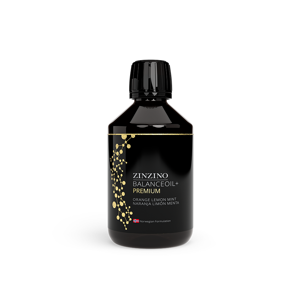 Flacon noir BalanceOil+ Premium Zinzino