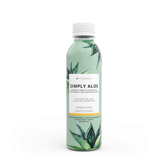 Conditionnement Simply Aloe It Works, saveur mangue